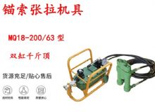 點(diǎn)擊查看詳細(xì)信息<br>標(biāo)題：風(fēng)動(dòng)張拉機(jī)具 MQ18-200-63型 配雙缸千斤頂 礦用錨索張拉機(jī)具 閱讀次數(shù)：323